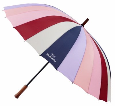 Большой цветной зонт-трость Subaru Stick Umbrella, Multicolour