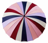 Большой цветной зонт-трость Skoda Stick Umbrella, Multicolour, артикул FKMCUSA