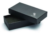 Кожаный брелок Peugeot Premium Leather Keychain, Metall/Leather, Brown, артикул FKBRLKCPT