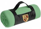 Флисовый плед Porsche Crest Fleece Blanket, Light Green