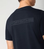 Мужская футболка Porsche T-shirt - Martini Racing, Men, Dark Blue, артикул WAP5520XS0P0MR