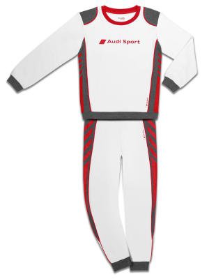 Детская пижама Audi Sport Pyjama Racing, white/red/grey