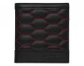 Мужской кожаный мини-кошелек Audi Sport Wallet Leather Small, men, black-red, NM