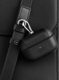 Кожаный чехол Audi для наушников Airpods Pro Case Leather, black, артикул 3152200400