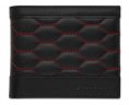 Мужской кожаный кошелек Audi Sport Wallet Leather, men, black-red NM