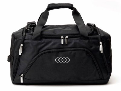 Спортивно-туристическая сумка Audi Rings Duffle Bag, Black, Mod2
