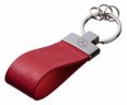 Кожаный брелок Mercedes-Benz Premium Leather Keychain, Metall/Leather, Red/Red