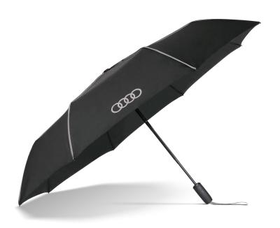 Карманный зонт Audi Pocket Umbrella, Black/Silver