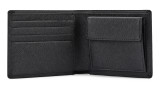 Кожаный кошелек BMW Fashion Wallet with Coin Compartment, Black, артикул 80212864419