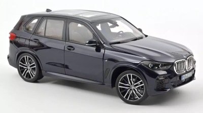 Масштабная модель BMW X5 (G05), 1:18 Scale, Dark Blue Metallic