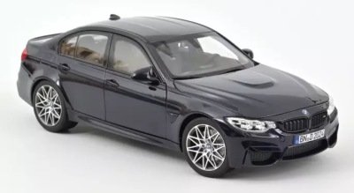 Масштабная модель спортивного BMW M3 (F80), 1:18 Scale, Black