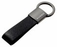 Кожаный брелок EXEED Logo Keychain, Metal/Leather, Black/Silver