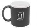 Кружка TANK Logo Mug, Soft-touch, 320ml, Grey/White