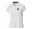 Женская рубашка-поло Mercedes-AMG Ladies Polo Shirt, White/Yellow