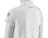 Женская рубашка-поло Mercedes-AMG Ladies Polo Shirt, White/Yellow, артикул B66959371