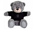 Плюшевый мишка TANK Plush Toy Teddy Bear, Grey/Black