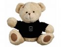 Мягкая игрушка медвежонок TANK Plush Toy Teddy Bear, Beige/Black