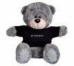 Плюшевый мишка EXEED Plush Toy Teddy Bear, Grey/Black