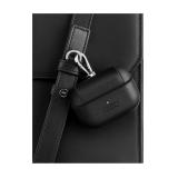 Наплечная сумка Audi Crossbody Bag Leather, black, артикул 3152200300
