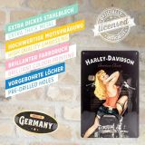 Металлическая пластина Harley-Davidson Biker Babe, Tin Sign, 20x30, Nostalgic Art, артикул NA22214