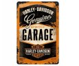 Металлическая пластина Harley-Davidson Garage, Tin Sign, 20x30, Nostalgic Art