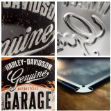 Металлическая пластина Harley-Davidson Garage, Tin Sign, 20x30, Nostalgic Art, артикул NA22238