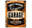 Металлическая пластина Harley-Davidson Garage, Tin Sign, 30x40, Nostalgic Art