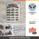 Металлическая пластина Harley-Davidson Model Chart, Tin Sign, 30x40, Nostalgic Art, артикул NA23233