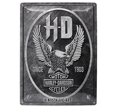 Металлическая пластина Harley-Davidson Metal Eagle, Tin Sign, 30x40, Nostalgic Art