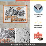 Металлическая пластина Harley-Davidson Motorcycles 1935, Tin Sign, 30x40, Nostalgic Art, артикул NA23334