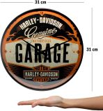 Настенные часы Harley-Davidson Garage, Wall Clock, Nostalgic Art, артикул NA51083