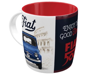Керамическая кружка Fiat Enjoy The Good Times Mug, Nostalgic Art, 330ml