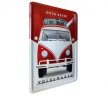 Металлическая открытка Volkswagen Good Journey, Metal Card, 10x14, Nostalgic Art