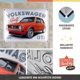 Металлическая пластина Volkswagen Golf GTI 1976, Tin Sign, 30x40, Nostalgic Art, артикул NA23341
