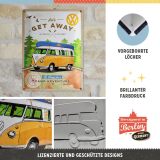 Металлическая пластина Volkswagen Let's Get Away, Tin Sign, 30x40, Nostalgic Art, артикул NA23208
