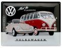 Металлическая пластина Volkswagen Meet The Classics, Tin Sign, 30x40, Nostalgic Art