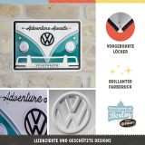 Металлическая пластина Volkswagen Adventure Awaits, 15x20, Nostalgic Art, артикул NA26222