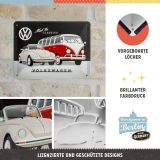 Металлическая пластина Volkswagen Meet The Classics, 15x20, Nostalgic Art, артикул NA26246