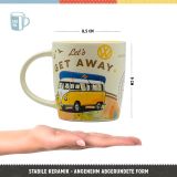 Керамическая кружка Volkswagen Let`s Get Away, Mug, Nostalgic Art, 330ml, артикул NA43032
