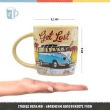 Керамическая кружка Volkswagen Let`s Get Lost, Coffee Mug, Nostalgic Art, 330ml, артикул NA43042