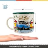 Стальная эмалированная кружка Volkswagen Let's Get Lost, Enamel Mug, Nostalgic Art, 360ml, артикул NA43211