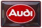 Металлическая пластина Audi Retro, Tin Sign, 20x30, Nostalgic Art