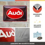 Металлическая пластина Audi Retro, Tin Sign, 20x30, Nostalgic Art, артикул NA22326