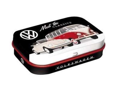 Металлическая конфетница Volkswagen Meet The Classics, Mint Box, Nostalgic Art