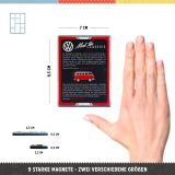 Набор магнитов на холодильник Volkswagen Meet The Classics, Fridge Magnets, Nostalgic Art, артикул NA83107
