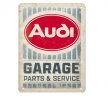Металлическая пластина Audi Garage, Tin Sign, 15x20, Nostalgic Art