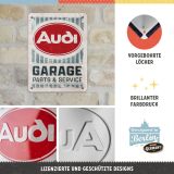 Металлическая пластина Audi Garage, Tin Sign, 15x20, Nostalgic Art, артикул NA26263