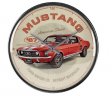 Настенные часы Ford Mustang GT 1967 Red, Retro Wall Clock, Nostalgic Art