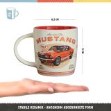 Керамическая кружка Ford Mustang - GT 1967 Red, Coffee Mug, Nostalgic Art, 330ml, артикул NA43076