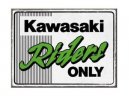 Магнит на холодильник Kawasaki Riders Only, Fridge Magnet, 6x8, Nostalgic Art